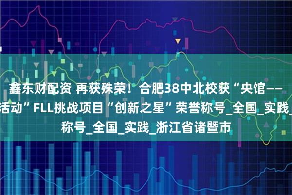 鑫东财配资 再获殊荣！合肥38中北校获“央馆——乐高教育科创活动”FLL挑战项目“创新之星”荣誉称号_全国_实践_浙江省诸暨市